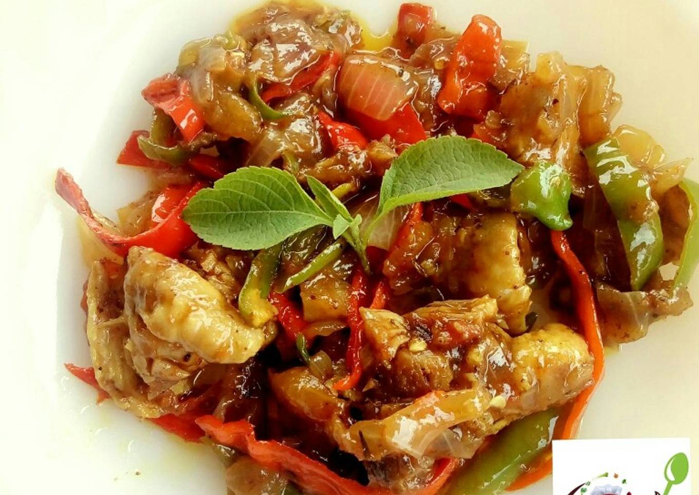 Stir fried chicken stew