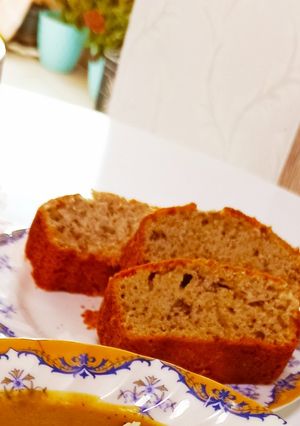 عکسی از دستور کیک گردویی اسفنجی