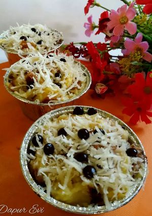 Foto resep Bread pudding (kukus)