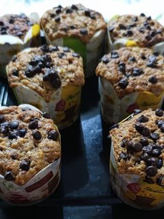 Foto resep Banana Muffin d best ever, moist, no mixer