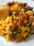 Chicken and Pork Rib Paella