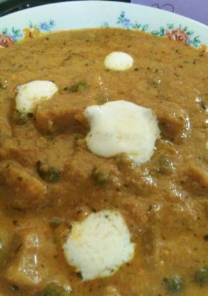 A picture of Matar Aloo ki sabji.