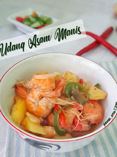 Foto resep Udang asam manis