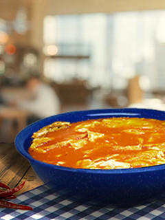 Una foto de Huevos en Salsa Roja / Huevos al Albañil