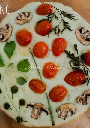 Foto resep Foccacia Garden Bread