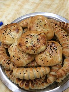 صورة لوصفة فطائر جبنة بالزعتر