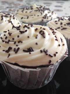 Una foto de Cupcakes de cerveza negra