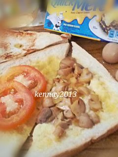 Foto resep Sandwich Cheese Mushroom