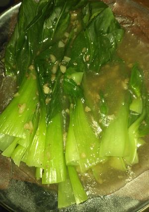 Foto resep Pokcoy siram garlic