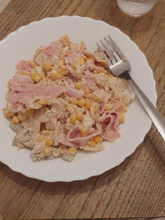Una foto de Pasta con mayonesa