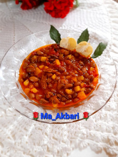 عکسی از دستور 🌱خوراک لوبیا چیتی با سیب زمینی