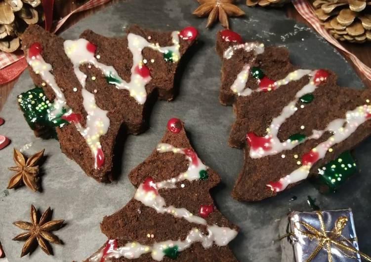 Voici la recette 🎄Sapin de Noël Brownies🎄 à la maison