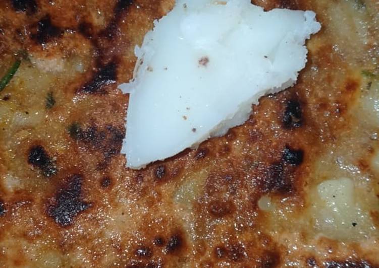 Recipe of Super Quick Homemade Aloo paratha