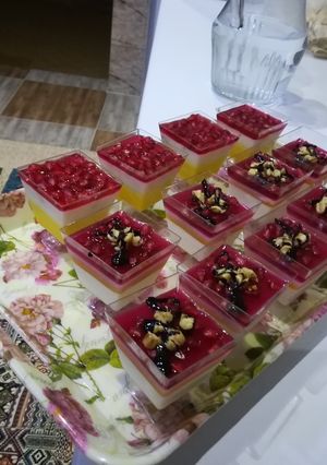 عکسی از دستور ژله پاناکوتا