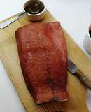 Salmón ahumado con cítricos y jengibre