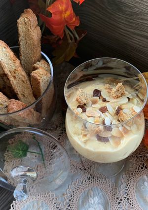 Foto di Cantucci con Crema al Vin Santo