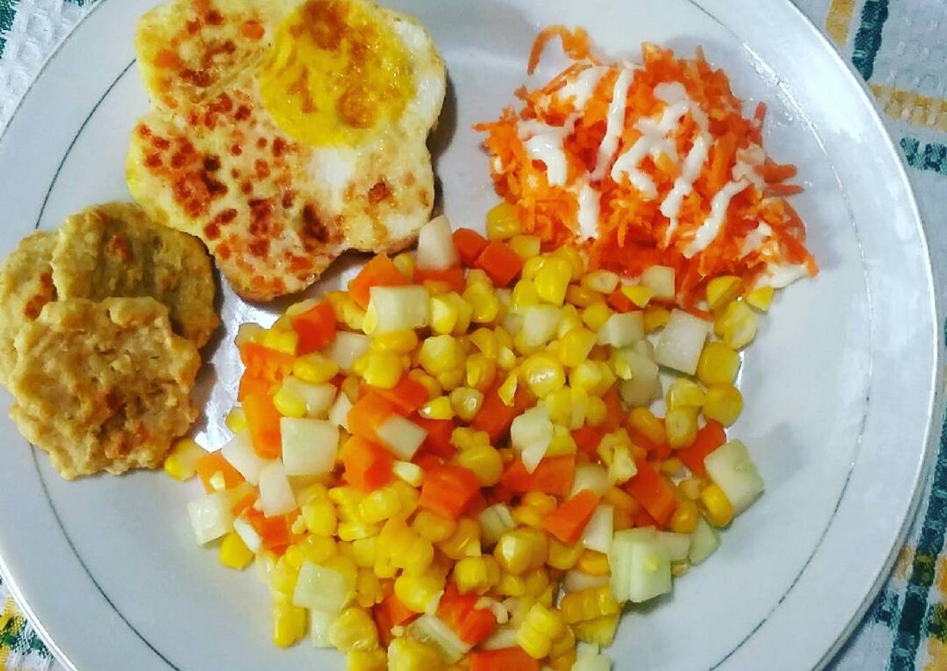 diet mayo: Telur mata sapi kreasi(BagiYang DIet)