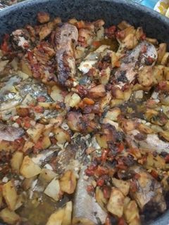 صورة لوصفة سمك 🐟بصنيه 🤷🏼♀️