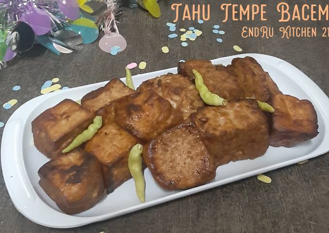 Tahu Tempe Bacem