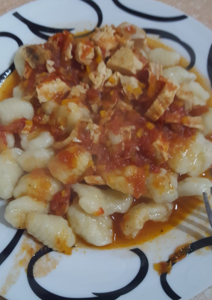 Una foto de Ñoquis de papas