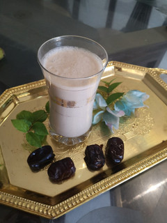 A picture of Dates shake /khajoor shake.