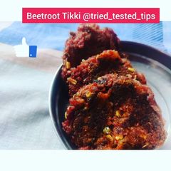A picture of Beetroot spourts tikki.