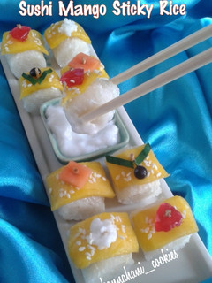 Foto resep Sushi Mango Sticky Rice