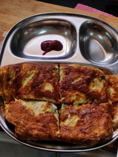 A picture of Bread omelette.