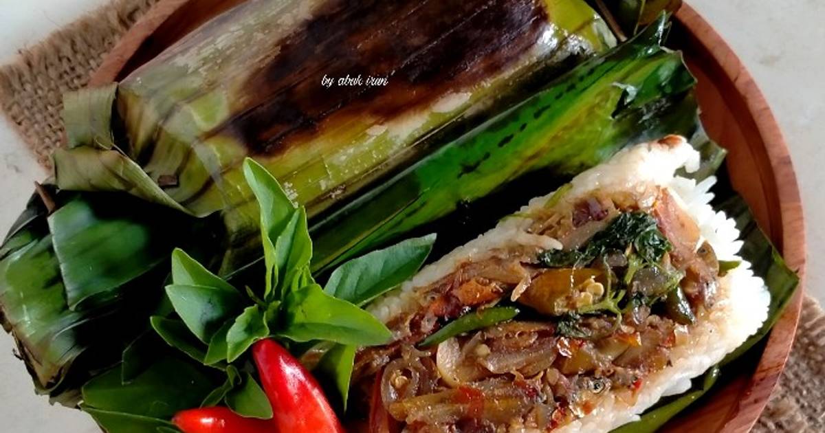 576 resep nasi bakar ikan teri kemangi enak dan mudah Cookpad