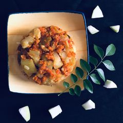 A picture of Bottle Gourd sabji.