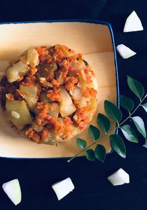 A picture of Bottle Gourd sabji.