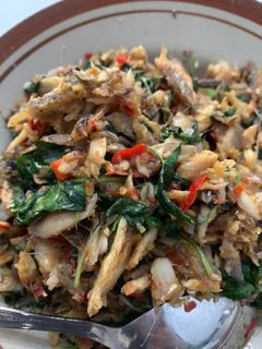 Foto resep Ikan tongkol suwir kemangi
