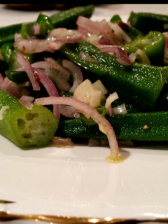 A picture of Okra Salad.