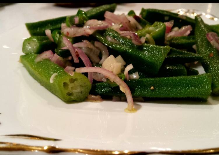 Easiest Way to Prepare Any-night-of-the-week Okra Salad