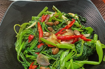 Resep Tumis Kangkung Tauco, Enak