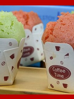 電鍋發糕（紅麴、菠菜） 的食譜成品照片