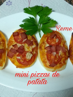 Una foto de Mini pizzas de patata