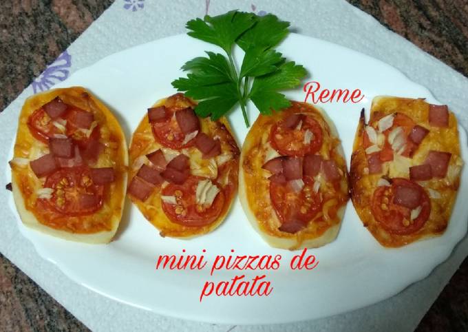 Mini pizzas de patata