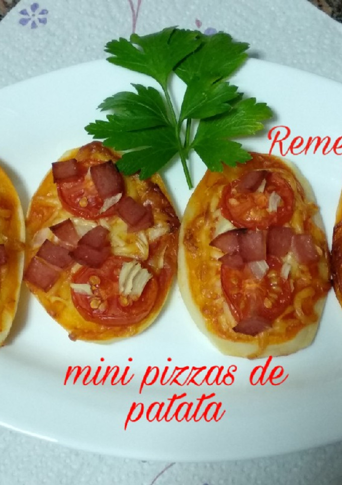 Una foto de Mini pizzas de patata