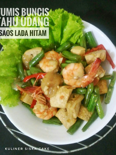 Foto resep Tumis Buncis Tahu Udang Lada Hitam