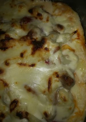 Una foto de Coliflor gratinada con bechamel