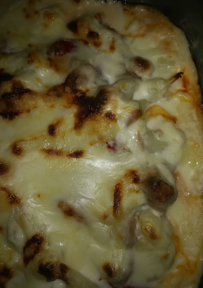 Una foto de Coliflor gratinada con bechamel