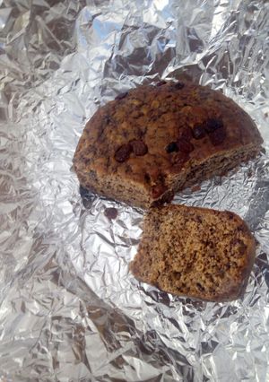 A picture of Banana fruity cake#christmasbakingcontest-nakuru.