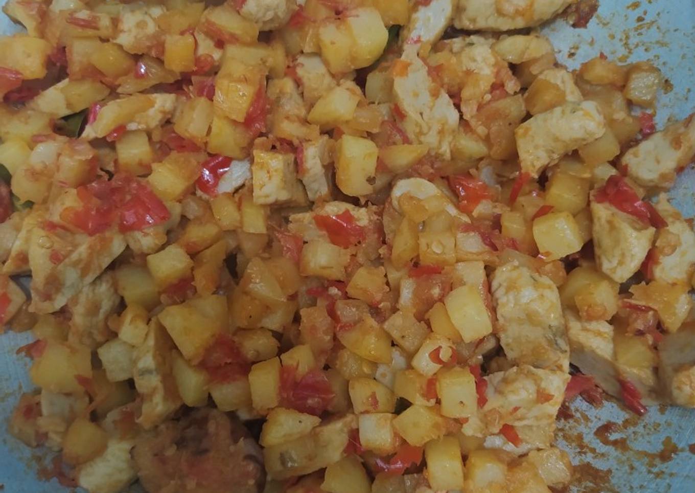 Sambel goreng Kentang otak-otak