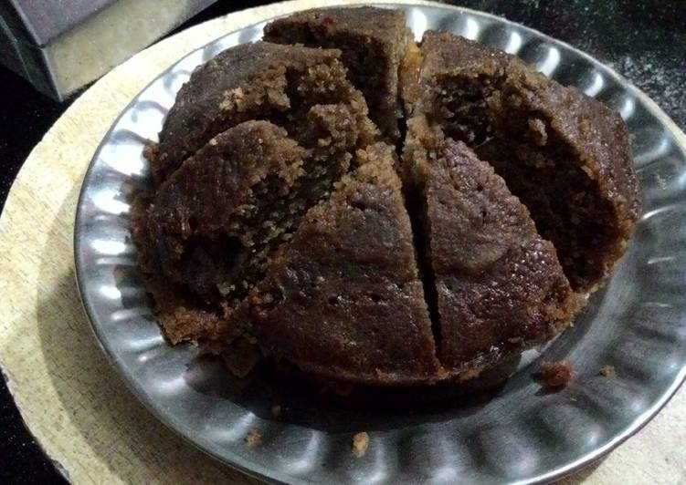 Recipe of Quick Chocolate &amp; burbun biscuits cake