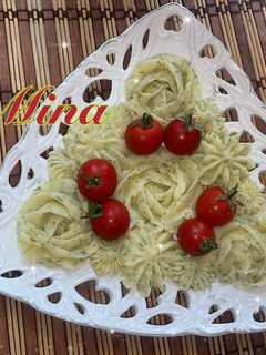 عکسی از دستور پوره سیب زمینی