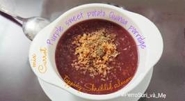 Hình ảnh món Salmon&Purple sw.potato mix Carrot quinoa-Cháo diêm mạch cá hồi