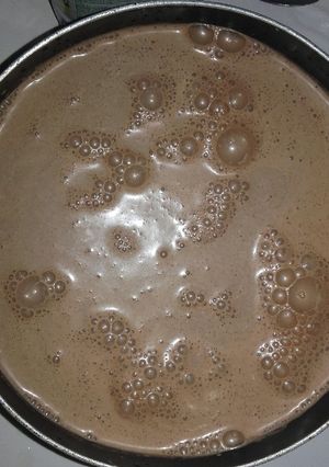 Una foto de Chocolate tipo cindor casero