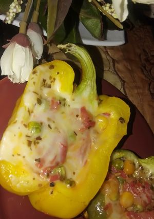 A picture of Stuffed capicum.