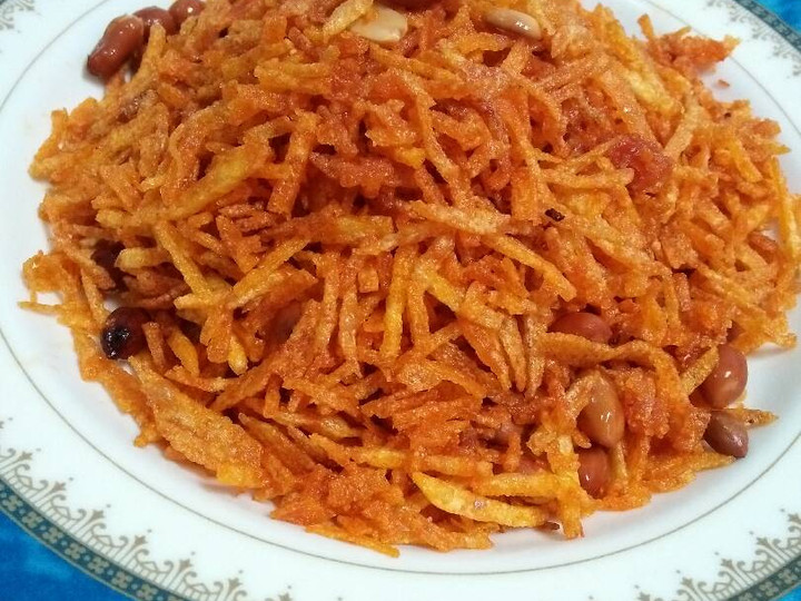 Standar Resep memasak Kering kentang kacang renyah untuk Idul Adha  gurih